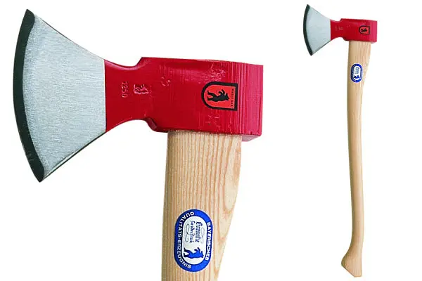 Bavarian Forest Axe – 3.5 Lb Head, 32" Curved Hickory Handle 1