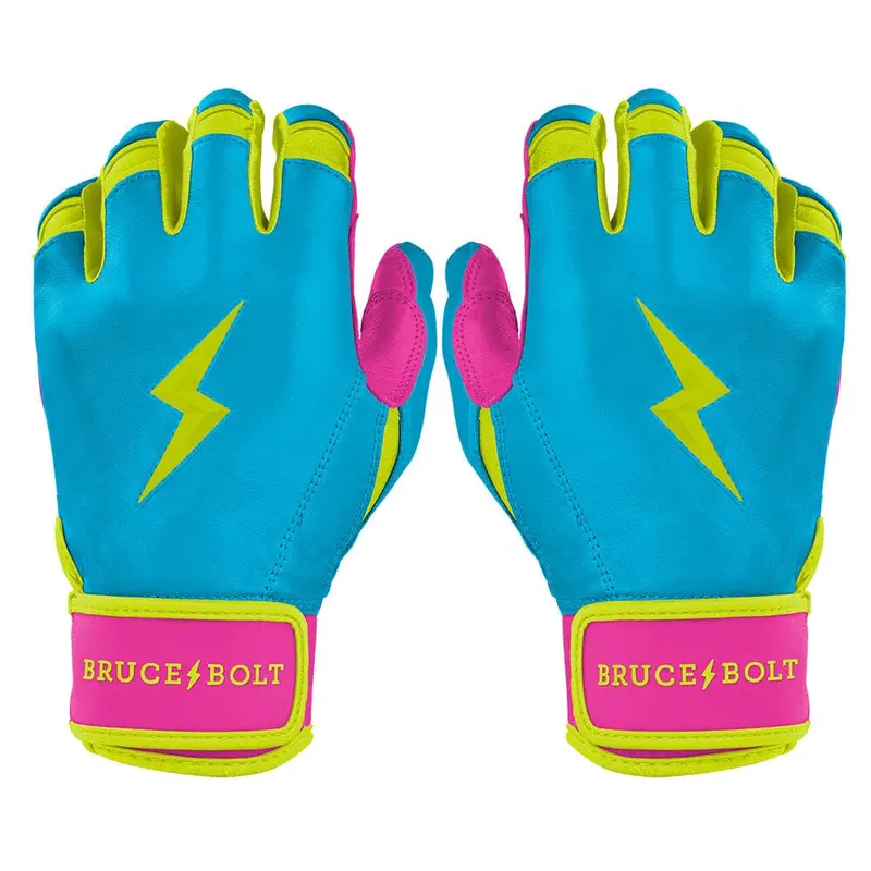 Bear Series Caribbean Blue Short-Cuff Batting Gloves 1