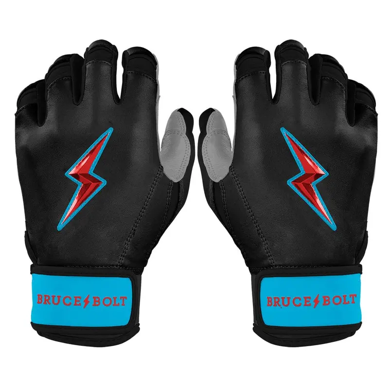 Bear Series Miami Black Short-Cuff Batting Gloves 1