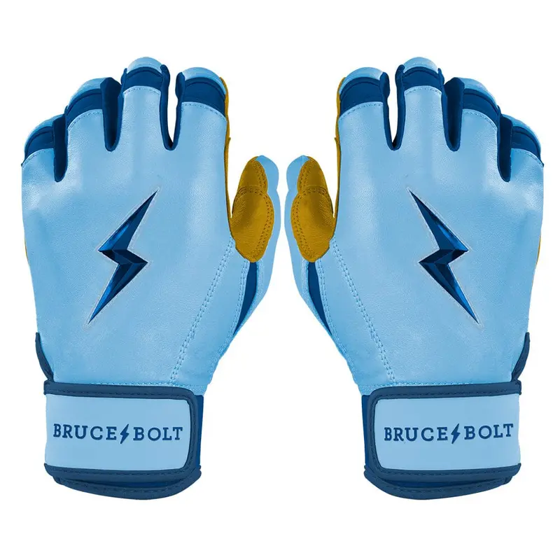 Bear Series Short-Cuff Batting Gloves In Carolina Blue 1