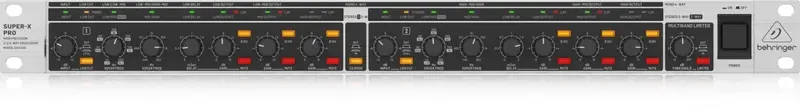 Behringer Cx3400 V2 Multi-Mode Crossover – Configurable For 2-Way, 3-Way, Mono, Or 4-Way Systems 1