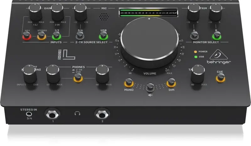Behringer Studio L 2-Channel Monitor Controller With Headphone Amp 1
