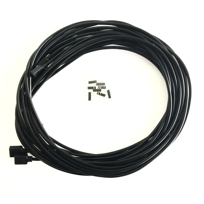 Black 2M (6.56Ft) 4-Pin Rgb Extension Cable Bundle – 4-Pack For Discreet Led Strip Wiring 1