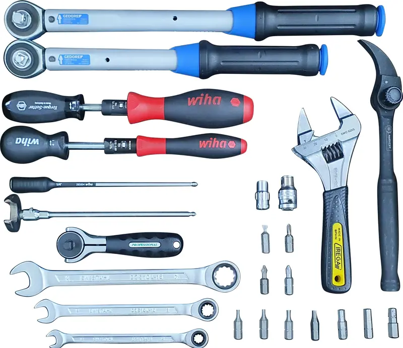 Black Hand Folding Bike Repair Kit – 29-Piece Multi-Tool By Gedore, Irega, Wiha & Brompton 1