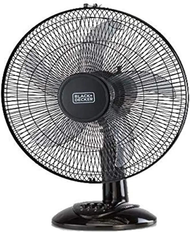 Black+Decker Fd1620 16-Inch 3-Speed Desk Fan – 220V Quiet Operation 1