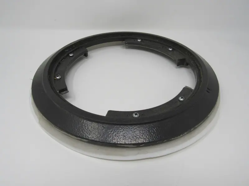 Brown/White Commercial Ceiling Light Ring – 11-Inch Round Flush Mount 1