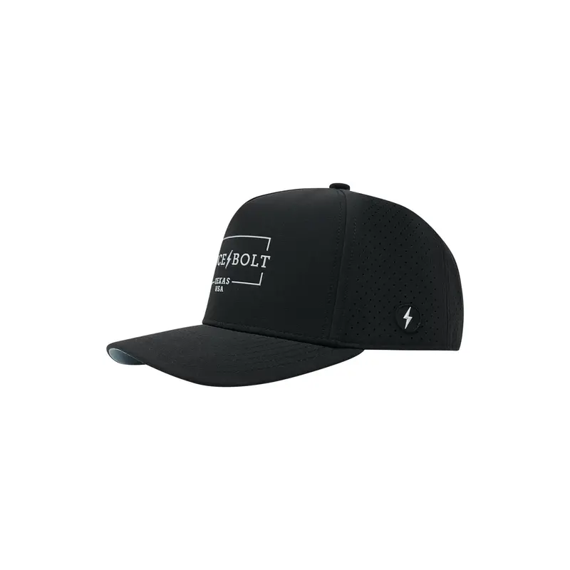 Bruce Bolt Black Standard Snapback Hat 1