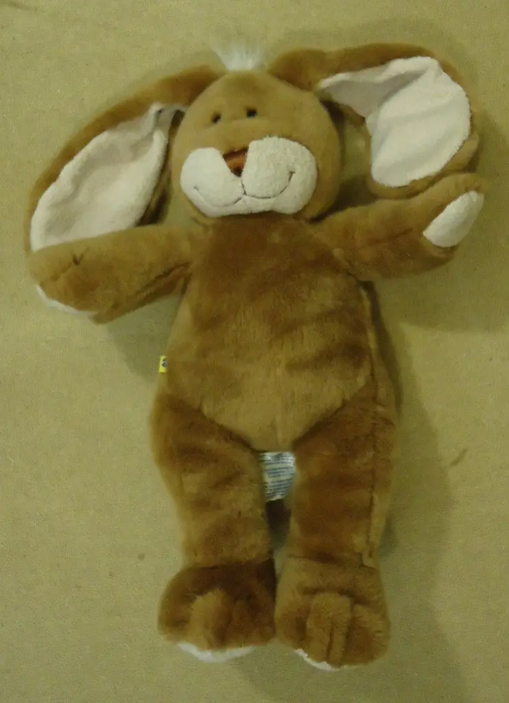 Build-A-Bear Brown Bunny Plush – Cuddly Fabric Stuffed Animal For Kids 1