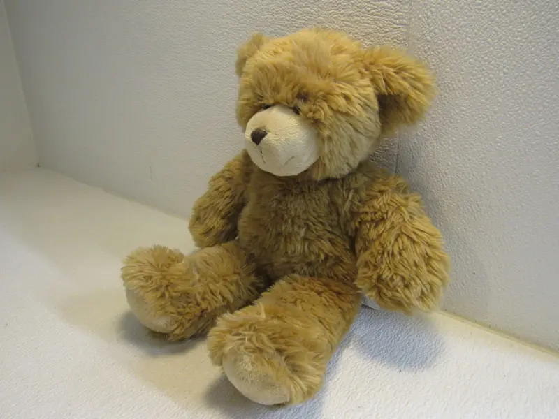 Build-A-Bear Tan Plush Bear – Polyester Fiber Fill, Polypropylene Pellets 1