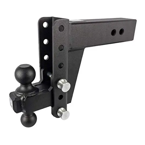 Bulletproof Hitches 3" Adjustable Heavy-Duty Trailer Hitch – 22,000 Lb Rating, 6" Drop/Rise, Dual Ball Mount 1