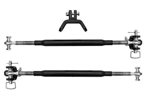 Bulletproof Hitches Frame-Mounted Stabilizer Draw Bar – Adjustable Solid Steel Hitch Support 1