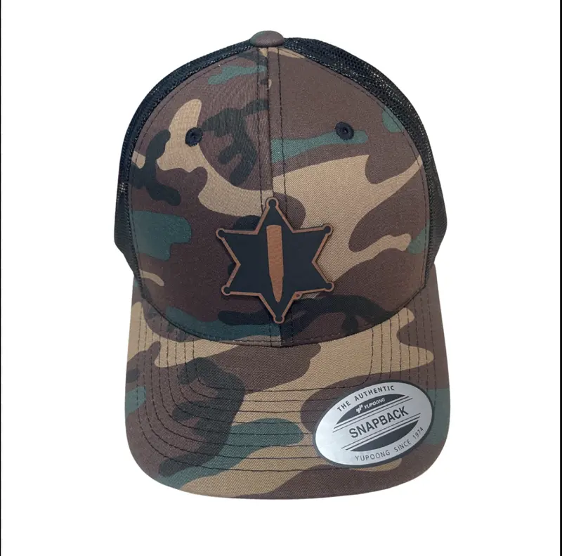 Camouflage Badge Mesh-Back Trucker Cap 1