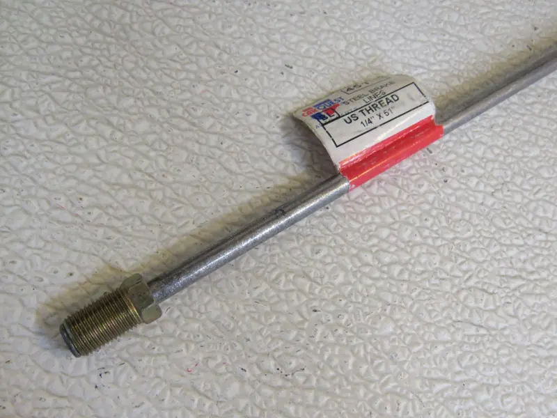 Carquest 1/4" X 51" Us-Thread Steel Brake Line – Model 451, Universal Fit (New) 1