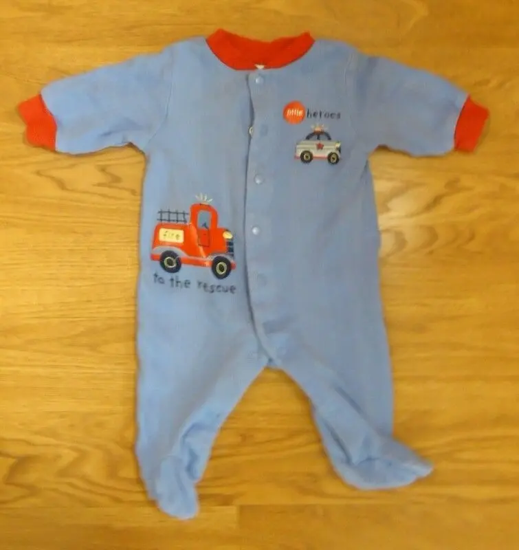 Carter'S Infant Footed Sleepsuit – 3 Months, Fits 8–12 Lbs, 100% Cotton (Pre-Owned) 1