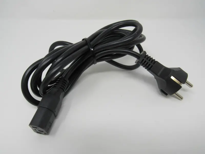 Cee 7/7 To Iec C13 Power Cord – 7.5 Ft Black Heavy-Duty (New) 1