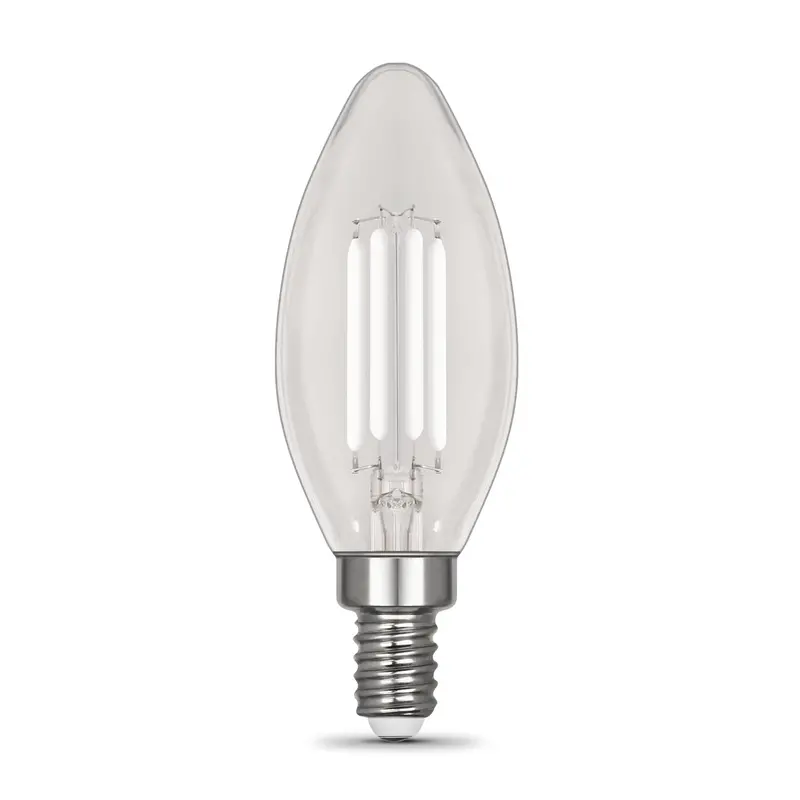 Chandelier B10 Torpedo Tip Dimmable 5000K Daylight Filament Led – E12 Base (2-Pack) 1
