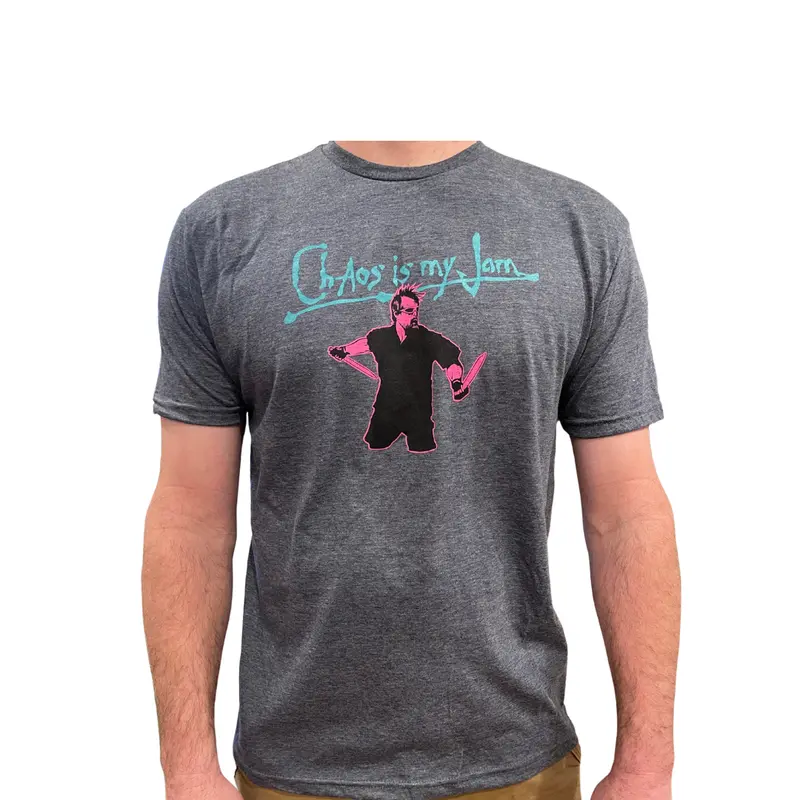 Chaos Is My Jam Attitude T-Shirt 1