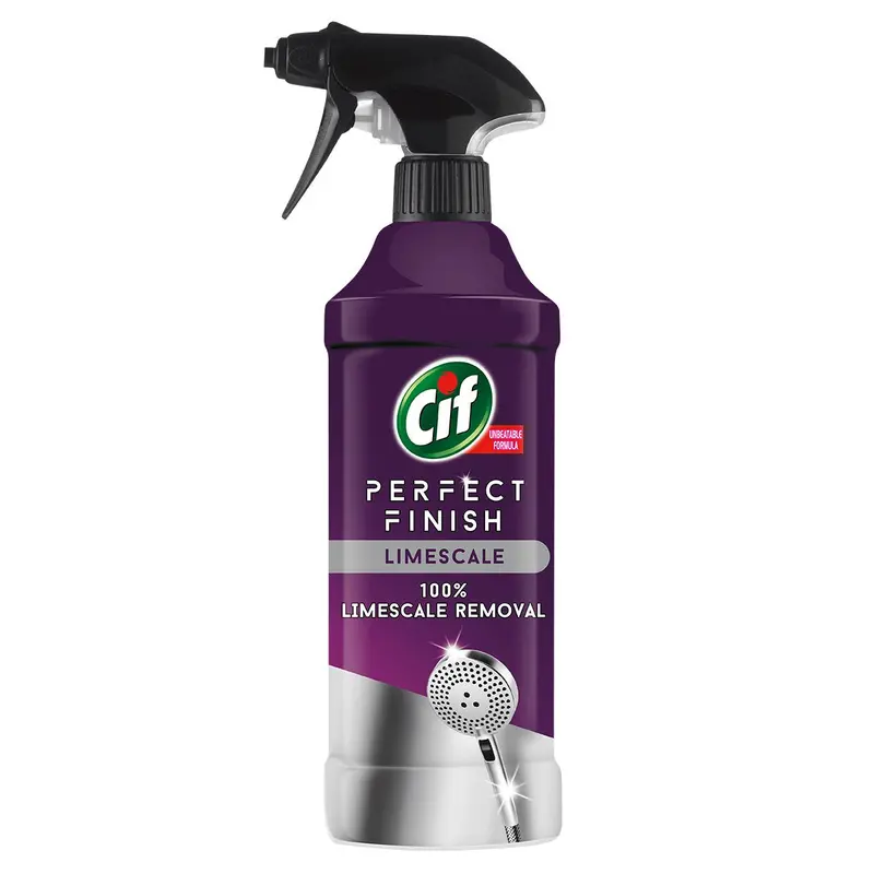 Cif Limescale Remover Spray, 435 Ml For Kettles, Showers & Appliances 1