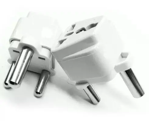 Ckitze B-10La Grounded Universal Travel Plug Adapter For South Africa, Zimbabwe, Mozambique – Type M, Ce Certified 1