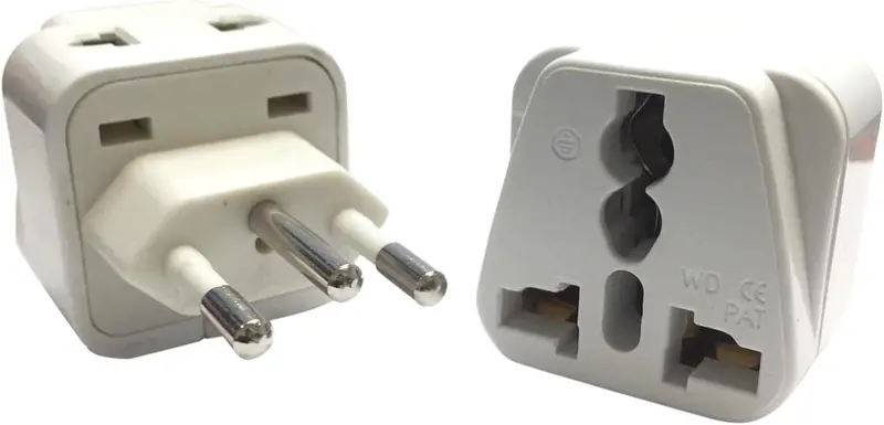 Ckitze Ba-13 Dual-Port Grounded Adapter – Type N Universal Plug For Brazil & Southern Africa 1