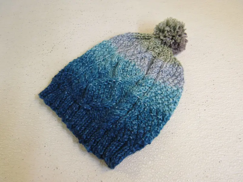 Classic Ribbed Merino Beanie With Pom Pom – Timeless Knit Design 1