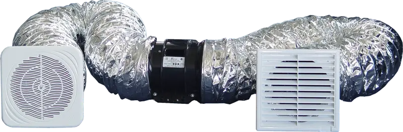Clearflow Fv102 150Mm Inline Duct Fan System 1