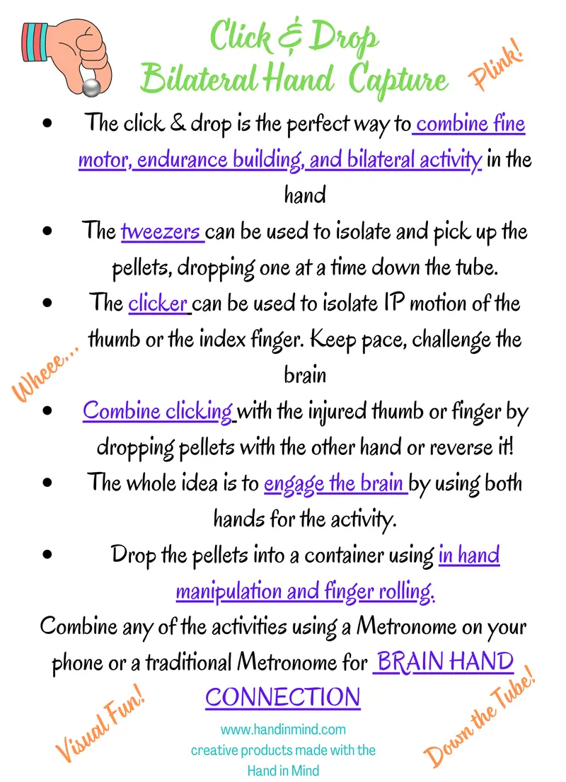 Click & Drop System: Bilateral Hand Capture Technique Demo 1
