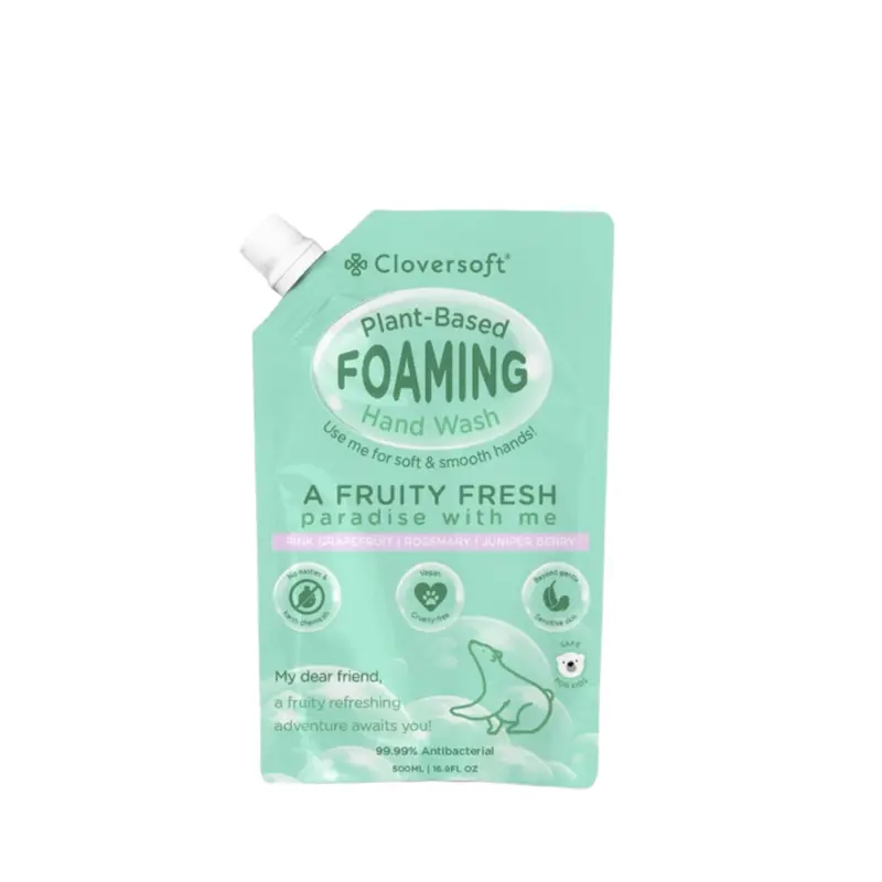 Cloversoft Antibacterial Foaming Hand Wash Refill – 500Ml (99.99% Germ-Killing Formula) 1