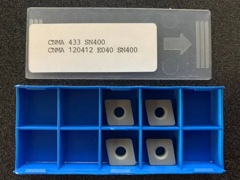 Cnma 433 Indexable Insert – 433 Geometry, E040 Edge Condition, Sn400 Grade 1