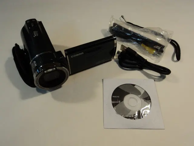Cobra Dvc5590 Gray Digital Camcorder – 12Mp, 4X Digital Zoom, 3-Inch Lcd 1