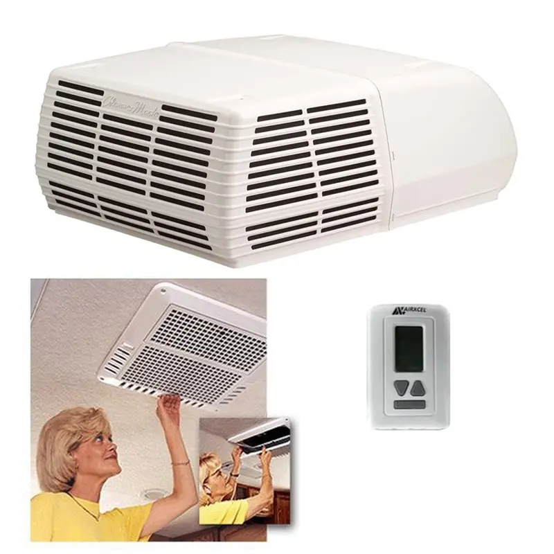 Coleman Mach 13,500 Btu Ducted Rv Heat Pump Ac – White Roof/Ceiling Mount With Thermostat 1