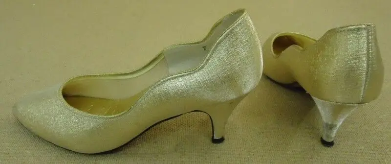 Coloriffics Glitter Gold High-Heel Sandals – Women’S Size 7M 1