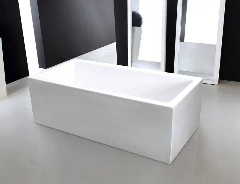 Contemporary Acrylic Freestanding Bathtub – Style 2 1