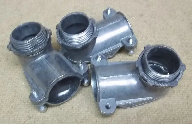 Crouse-Hinds 738Dc 3/4" Flexible/Ac 90° Connector – Pack Of 3, Brand New 1