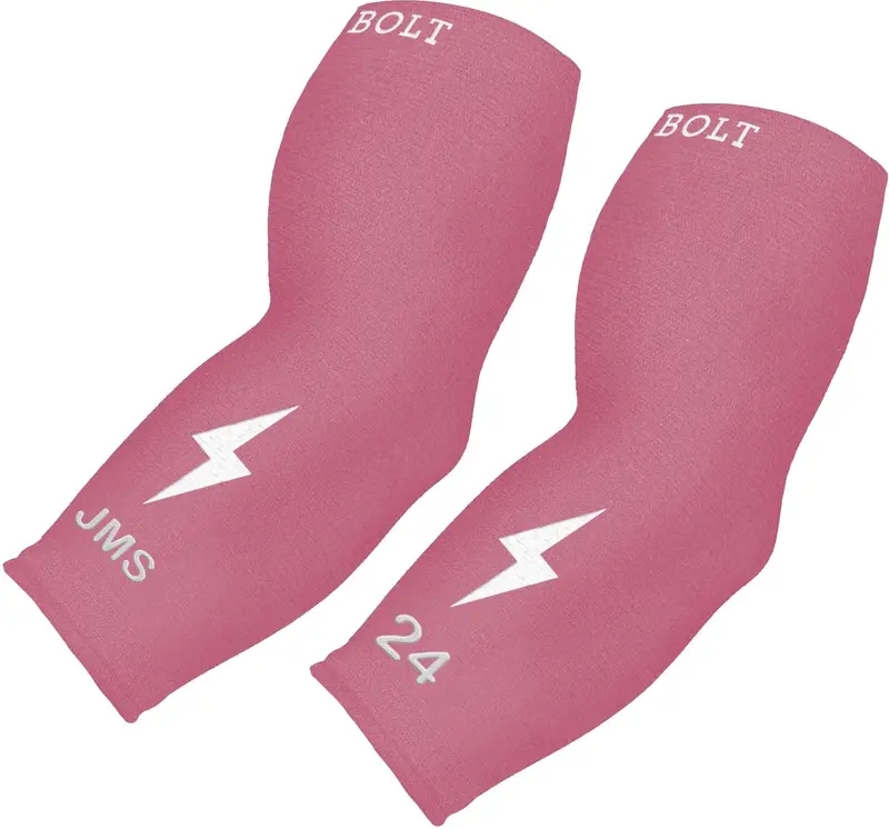 Custom Graduated Compression 3/4-Length Arm Sleeve – Dusty Pink 1