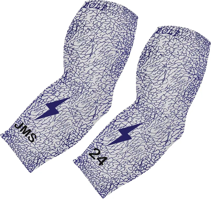 Custom Graduated Compression 3/4-Length Arm Sleeve – Elephant Print 1