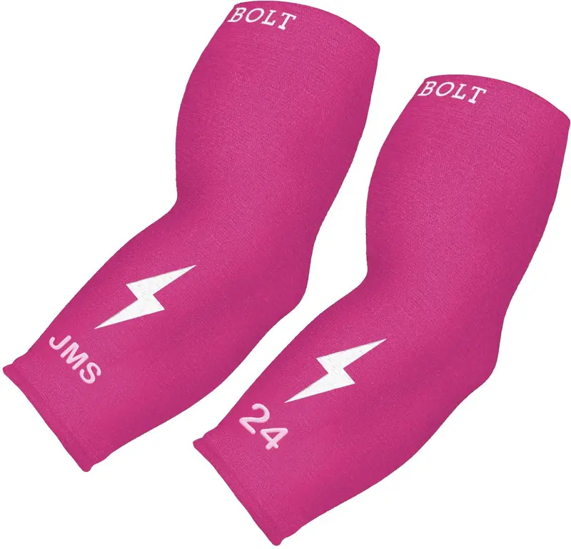 Custom Graduated Compression 3/4-Length Arm Sleeve – Soft Pink 1