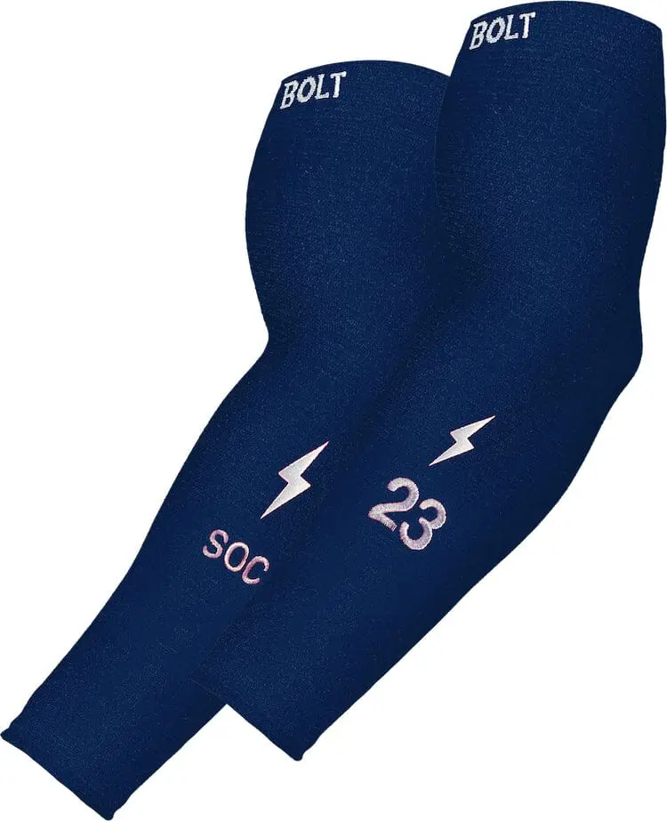Custom Graduated Compression Arm Sleeve – Navy Blue 1