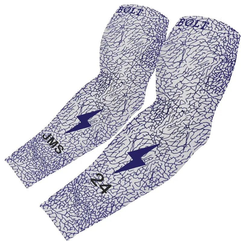 Custom Graduated Compression Full-Length Arm Sleeve – Elephant Print 1