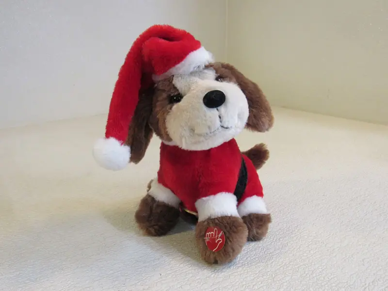 Dan Dee Interactive Christmas Dog Plush – Rotating Base & Festive Melody – Model 61907 (Gently Used) 1
