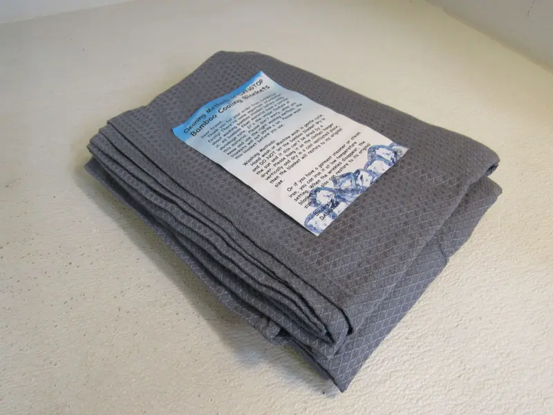 Dangtop Bamboo Cooling Blanket – 90" X 80", 100% Viscose From Bamboo – Gray – New 1