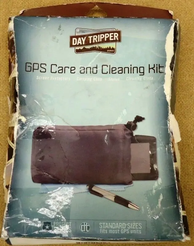 Day Tripper Gps Care Kit – Screen Protector, Stylus, Cleaning Cloth & Travel Case (New) 1