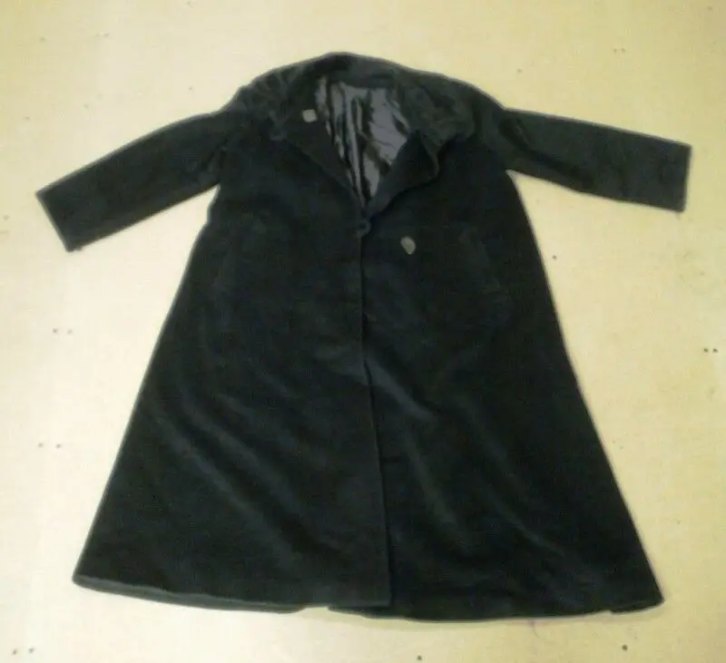 De Cathalo Women’S Wool-Cashmere-Angora Blend Coat – Size 4, Black (Pre-Owned) 1