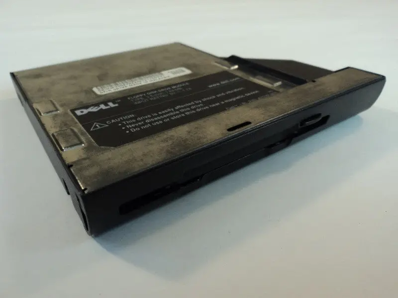 Dell 3.5" Laptop Floppy Drive Module – 1.44 Mb, Black (Model 4702P A01) – Used 1