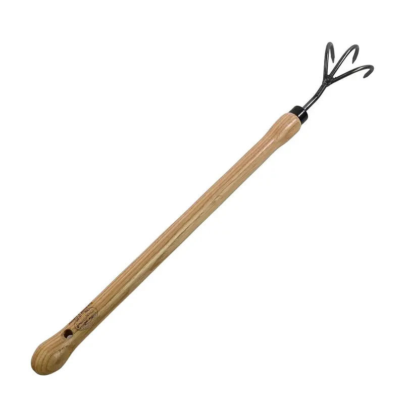 Dewit Drop Grip 3-Tine Cultivator – Hand-Forged Steel Garden Cultivator 1