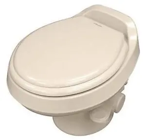 Dometic 300 Series Lightweight Rv Toilet – Bone Finish With Hand Spray 1