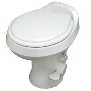 Dometic 300 Series Lightweight Rv Toilet – White Finish With Hand Spray 1