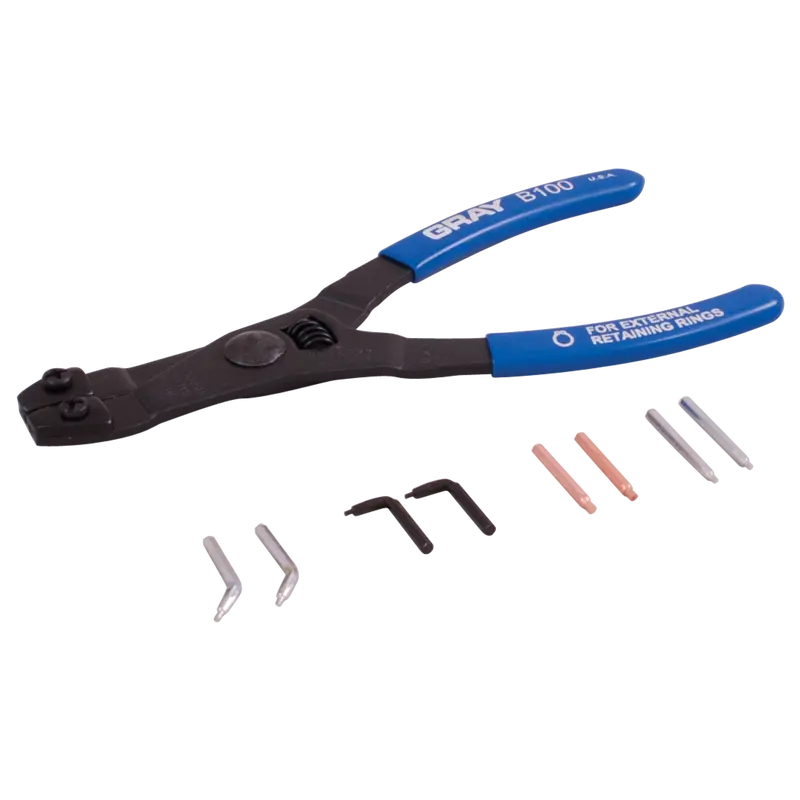 Dual-Mode Retaining Ring Pliers — Internal & External Use With Replaceable Tips 1