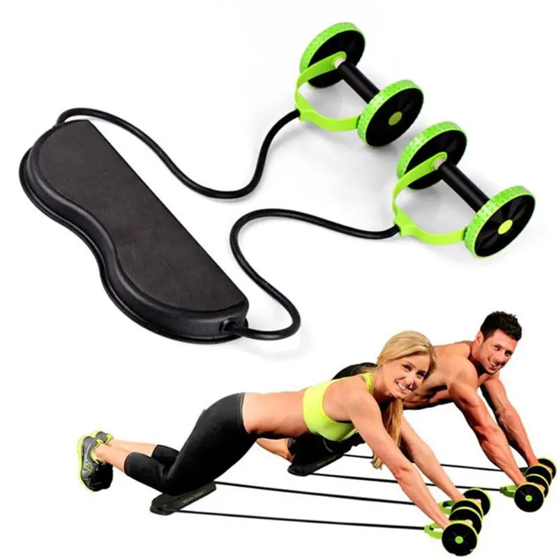 Dual-Wheel Ab Roller – Compact Core Exercise Equipment For Home Gym Workouts 1