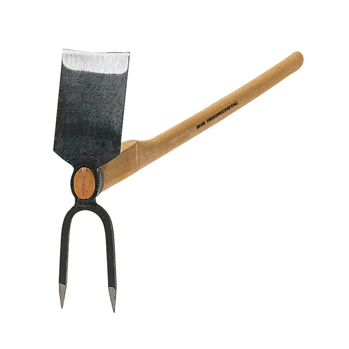 Duo-Hoe Hybrid Tool – Combines Fork & Flat Hoe Functions 1